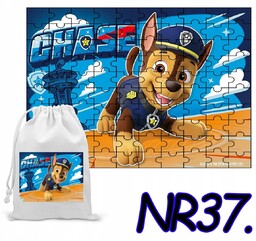 PUZZLE 96 EL. UKŁADANKA PREZENT PSI PATROL CHASE