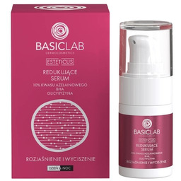 BasicLab Rozjaśnienie i Wyciszenie Redukujące serum 10% kwasu