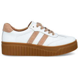 Sneakersy ze skóry naturalnej - FILIPPO DP6776/25 BIAŁE