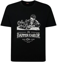 Koszulka Męska T-shirt z Nadrukiem Czarny ESPIONAGE