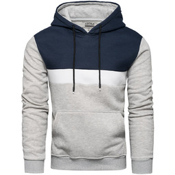 Bluza męska szara z kapturem Recea