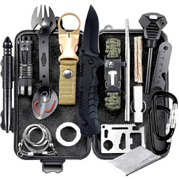 RENEW FORCE Survivalowy Zestaw Wojskowy Przeżycia Przetrwania Multitool