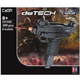 CADA Klocki plastikowe Block Gun Pistolet maszynowy Micro