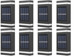 8x Kinkiet Lampka Elewacyjna Solarna Led na Balkon