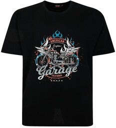 Koszulka Męska T-shirt z Nadrukiem Czarny ESPIONAGE