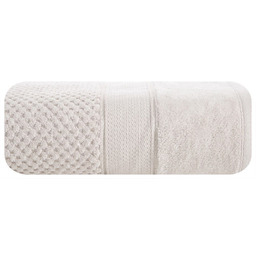 Eurofirany Ręcznik Jessi 50x90 beżowy frotte 500g/m2