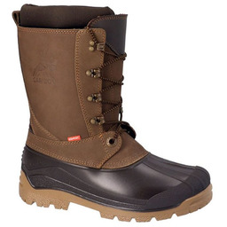 Męskie śniegowce z wodoodporną skórą nubuk, Caribou Pro