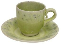 Costa Nova Filiżanka z podstawką Madeira Lemon Green