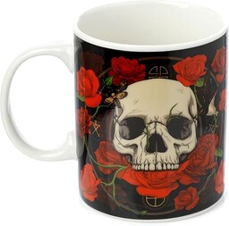 Puckator Porcelanowy kubek do kawy z czaszkami