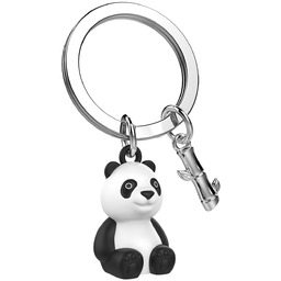 Brelok do kluczy torebki Metalmorphose panda z bambusem