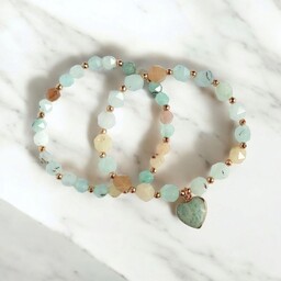 Pakamera KOMPLET bransoletek : SPRING collection: jadeit