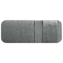 Eurofirany Ręcznik Jessi 50x90 stalowy frotte 500g/m2