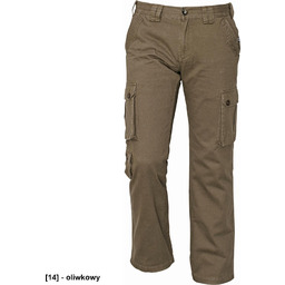 CHENA CRV spodnie - 100% bawełny - oliwkowy
