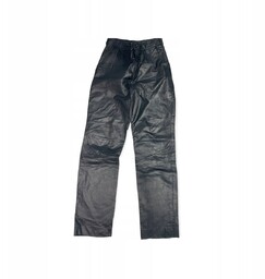 Skórzane spodnie damskie GENUINE LEATHER 27