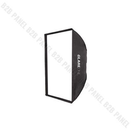 Softbox prostokątny GlareOne Strappo 60x90 cm - mocowanie