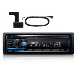 Alpine UTE-204DAB Radio samochodowe Bluetooth VarioColor antena Dab