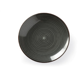 TALERZ PŁYTKI ONYX 27 cm CZARNY EARTH COLOURS