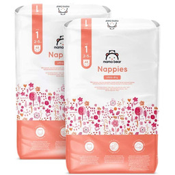 Pieluszki Mama Bear Ultra Dry Rozmiar 1 96