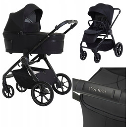 Wózek dziecięcy wielofunkcyjny 2w1 gondola spacerówka akcesoria espiro