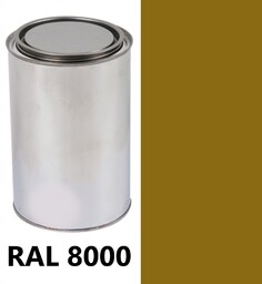 Farba Ral 8000 Zielono Brązowy Gruntoemalia Alkidowa 2W1