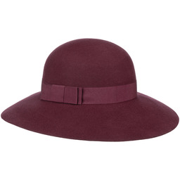 Kapelusz Damski Uni by Lipodo, bordowy, One Size