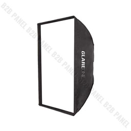 Softbox prostokątny GlareOne Strappo 80x120 cm - mocowanie