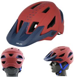 Kask rowerowy XLC Enduro BH-C31 XL czerwono-niebieski