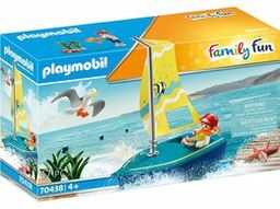 Playmobil, klocki konstrukcyjne Family Fun Żaglówka, 70438