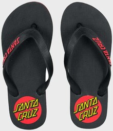 japonki męskie SANTA CRUZ Classic Dot Thong Black