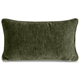 Eurofirany Poszewka dekoracyjna 30x50 Rosi 01 oliwkowa szenilowa