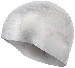 NILS AQUA Czepek G-type F221 Srebrny