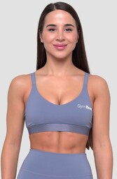 GymBeam Biustonosz sportowy Essence String Denim Blue