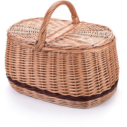 Wiklinowy kosz piknikowy WIKLINOWY ŚWIAT;1 szt.