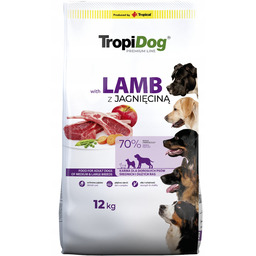 Tropidog Premium Adult Medium Large Breed Jagnięcina