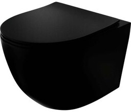 LAVITA Miska WC podwieszana SINTO BLACK bezkołnierzowa