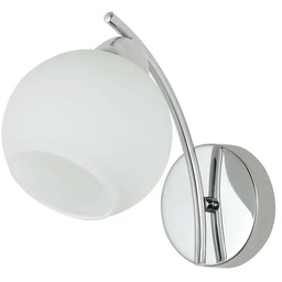 Candellux Minimalistyczna lampa ścienna Amos 21-35011 kulista biała