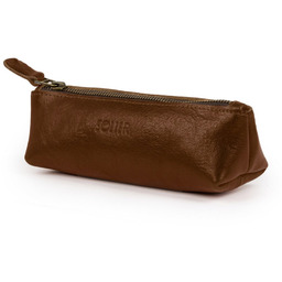 Piórnik Skórzany Solier Sa51 Etui Na Pióro/Długopis, Ciemnobrązowy