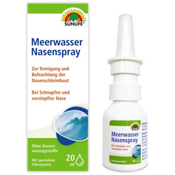Spray do nosa z wodą morską, Sunlife Meerwasser