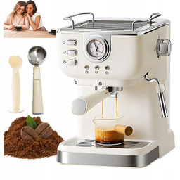 Ekspres Do Kawy Cappuccino Latte Ekstrakcja Wysokociśnieniowa 1.5L