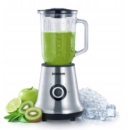 Blender Kielichowy Szklany 550W 1L Kruszenie Lodu Severin
