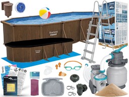 Basen Bestway 732x366x132 Ogrodowy Stelażowy 561CW 17w1