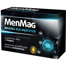 MenMag Magnez dla mężczyzn, 30 tabletek