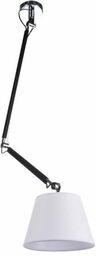 LAMPA wisząca MD2300-M CH/WH abażurowa OPRAWA zwis