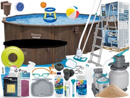 Basen Bestway 549x132 Ogrodowy Stelażowy 561CS 24w1