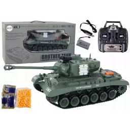 Czołg Leopard R/c Armata 1:18 szary 530x285 mm