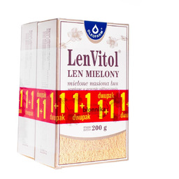 Len mielony LenVitol, 200 g + 200 g