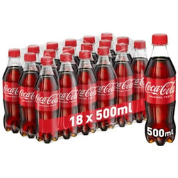 Napój gazowany Coca Cola w butelce 18x500ml -