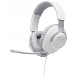 Słuchawki gamingowe Jbl Quantum 100 Białe Odpinany mikrofon
