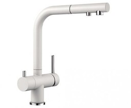 BLANCO 525204 FONTAS-S II bateria Silgranit-Look Biały