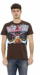 T-shirty marki Trussardi Action model 2AT18. Kolor Brązowy,